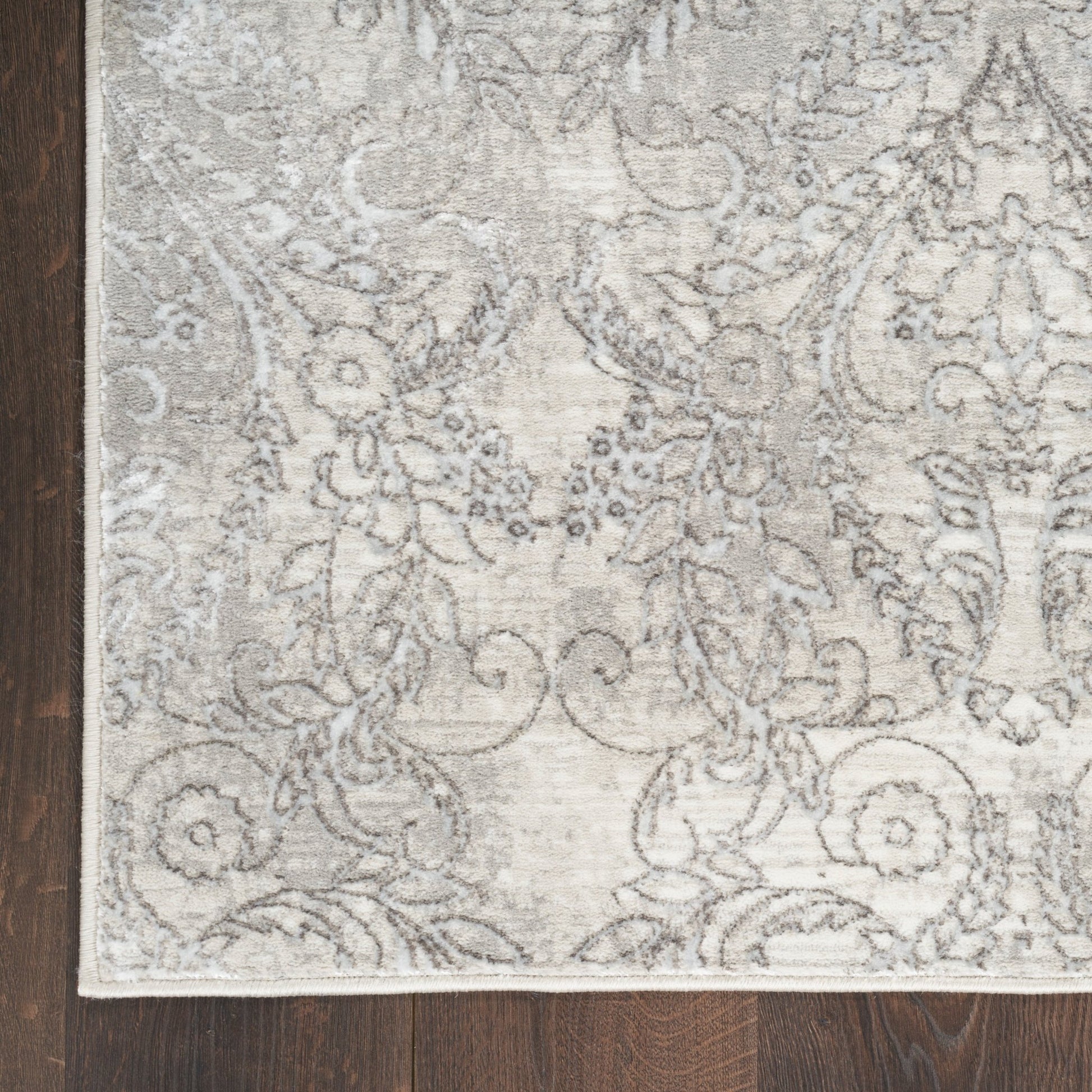 Inspire Me! Home Décor Iliana ILI01 Light Grey Contemporary Machinemade Rug - Rugs - Inspire Me! Home Décor - Atlanta Designer Rugs