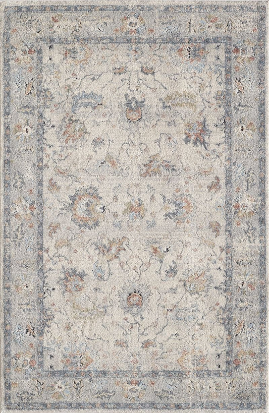 KAS Solana 4602 Ivory Transitional Machine Woven Rug - Rugs - KAS - Atlanta Designer Rugs