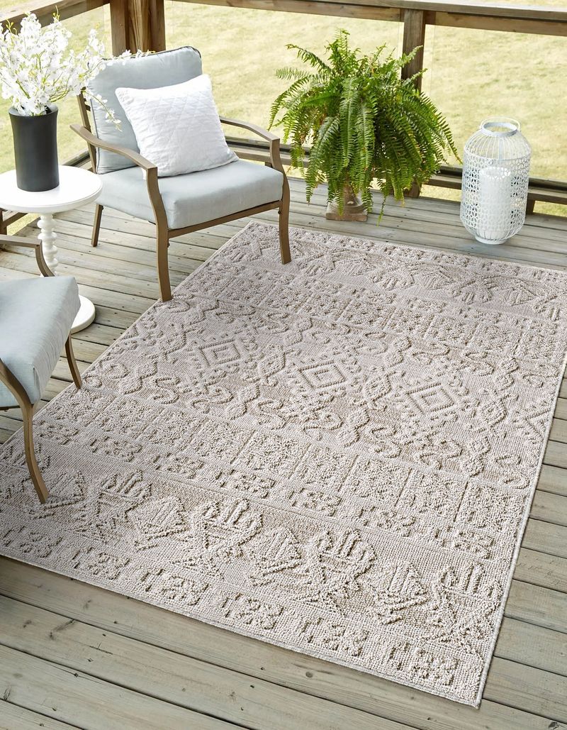 KAS Terra 6770 Natural Indoor/Outdoor Rug - Rugs - KAS - Atlanta Designer Rugs