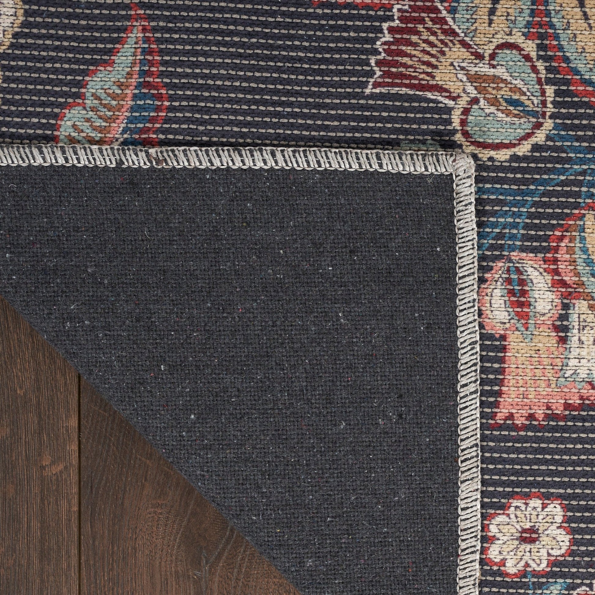 Waverly Washables Collection WAW01 Charcoal Contemporary Machinemade Rug - Rugs - Waverly - Atlanta Designer Rugs