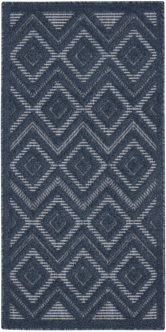 Nourison Home Versatile  Navy Blue  Contemporary