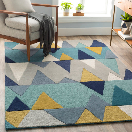 Surya Kennedy KDY-3012 Blue Modern  Rug