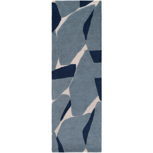 Surya Kennedy KDY-3017 Blue Modern  Rug