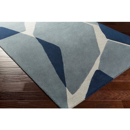 Surya Kennedy KDY-3017 Blue Modern  Rug