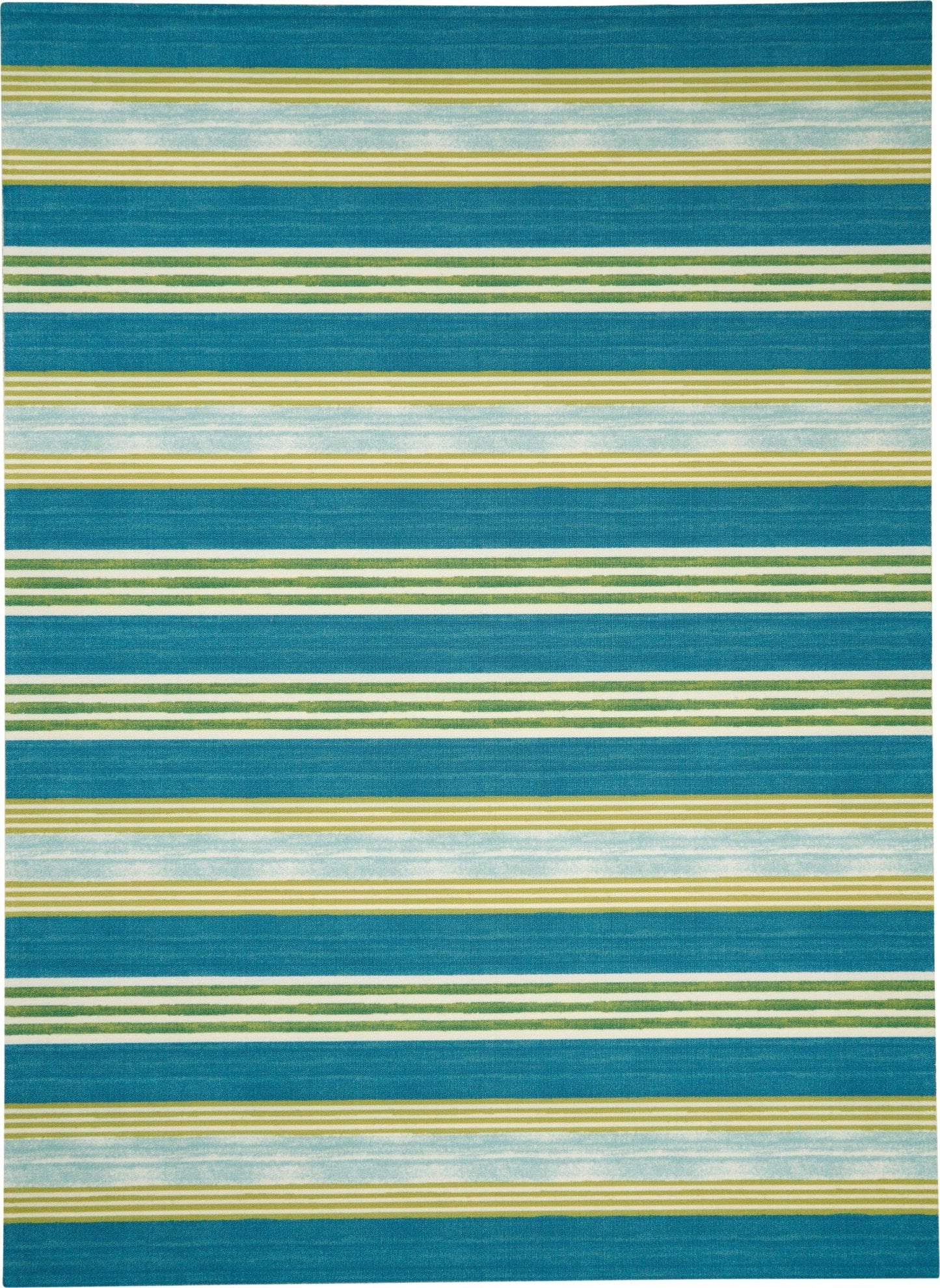 Waverly Sun N Shade SND71 Green Teal Contemporary Machinemade Rug - Rugs - Waverly - Atlanta Designer Rugs