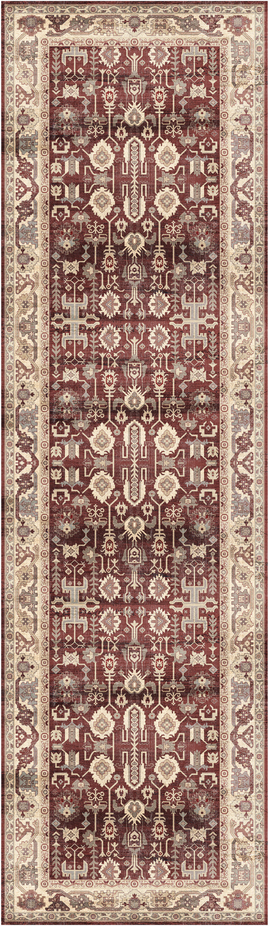 Nourison Home Vintage Home  Red  Traditional