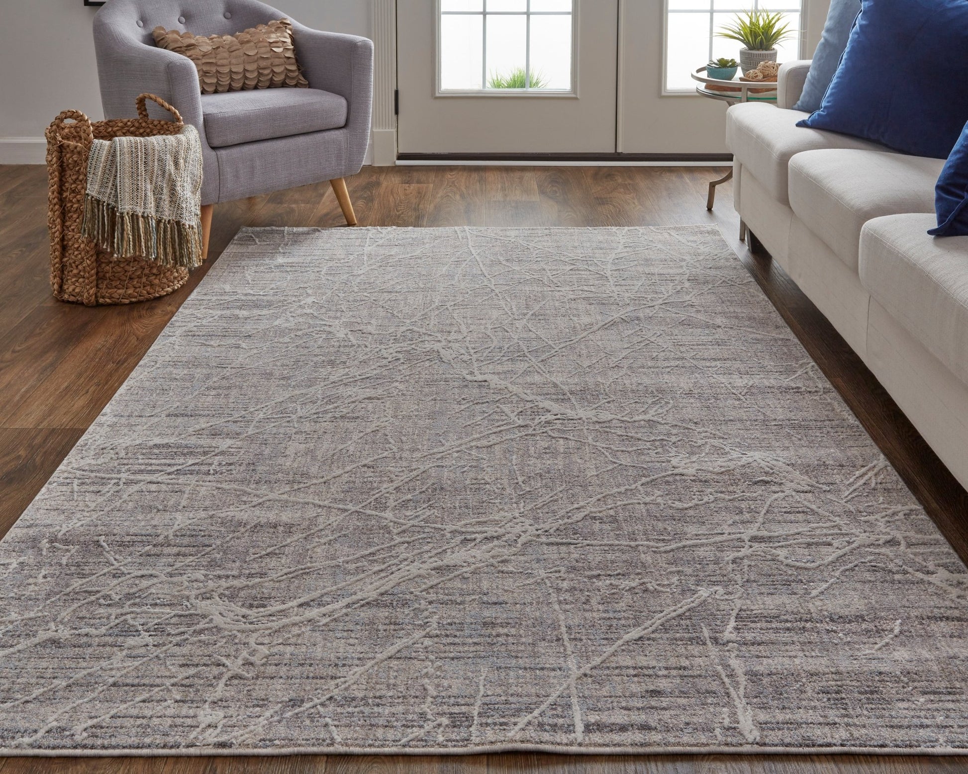 Feizy Lennon 39FZF Beige Ivory Transitional/Casual/Industrial Machine Woven Rug - Rugs - Feizy - Atlanta Designer Rugs