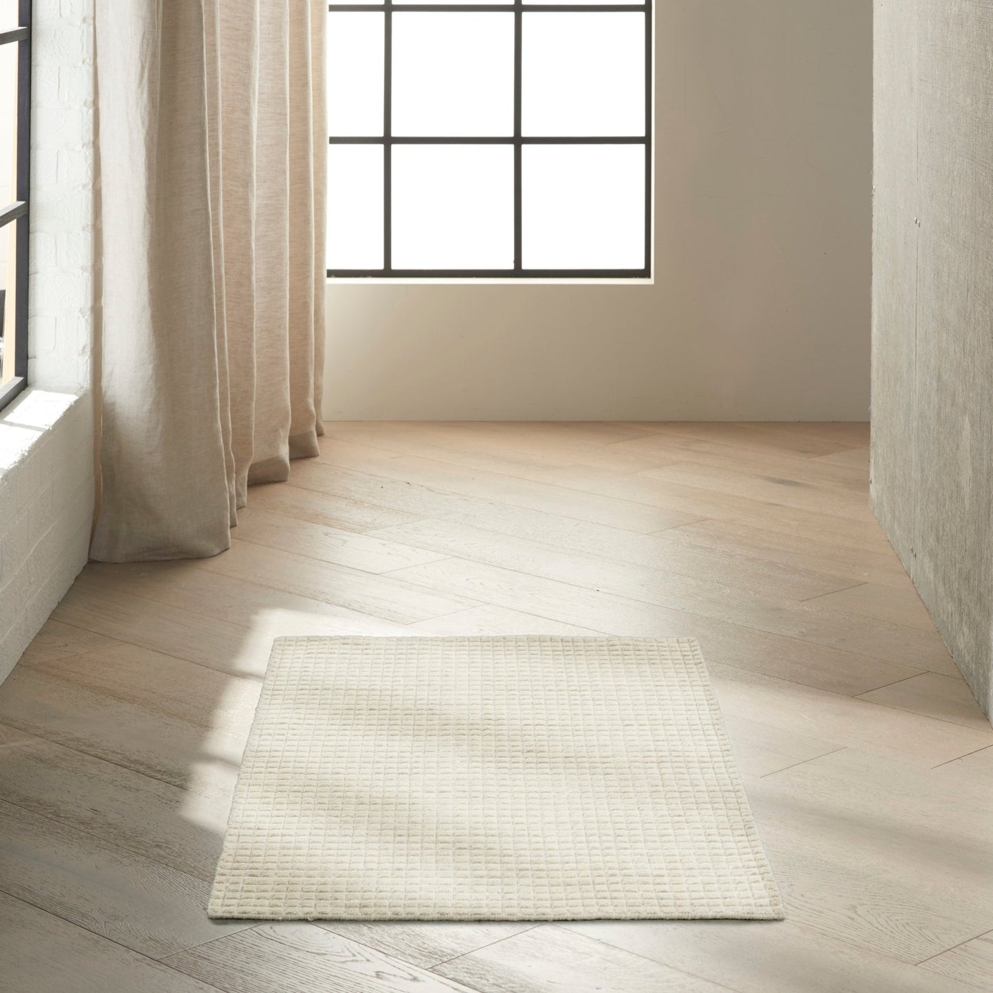 Calvin Klein Pretoria CK890 Ivory Contemporary Woven Rug - Rugs - Calvin Klein - Atlanta Designer Rugs