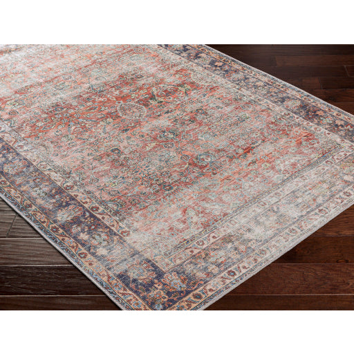 Surya Kemer KMR-2302 Red Traditional  Rug