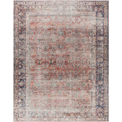 Surya Kemer KMR-2302 Red Traditional  Rug