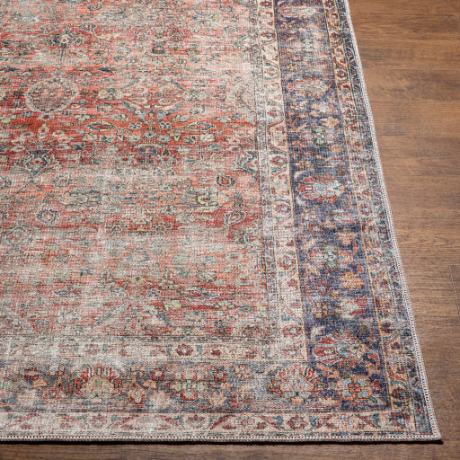 Surya Kemer KMR-2302 Red Traditional  Rug