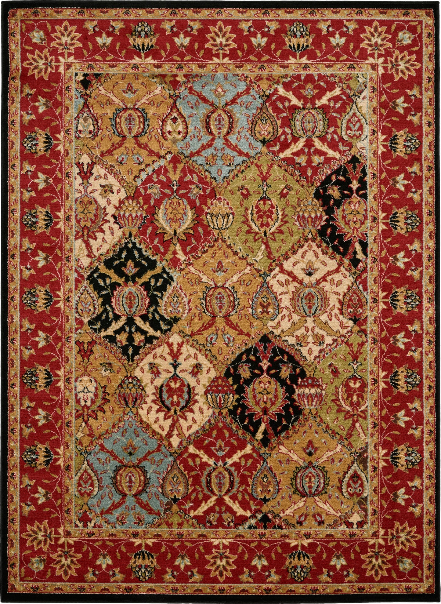 Nourison Home Modesto MDS04 Multicolor Traditional Power-Loomed Rug