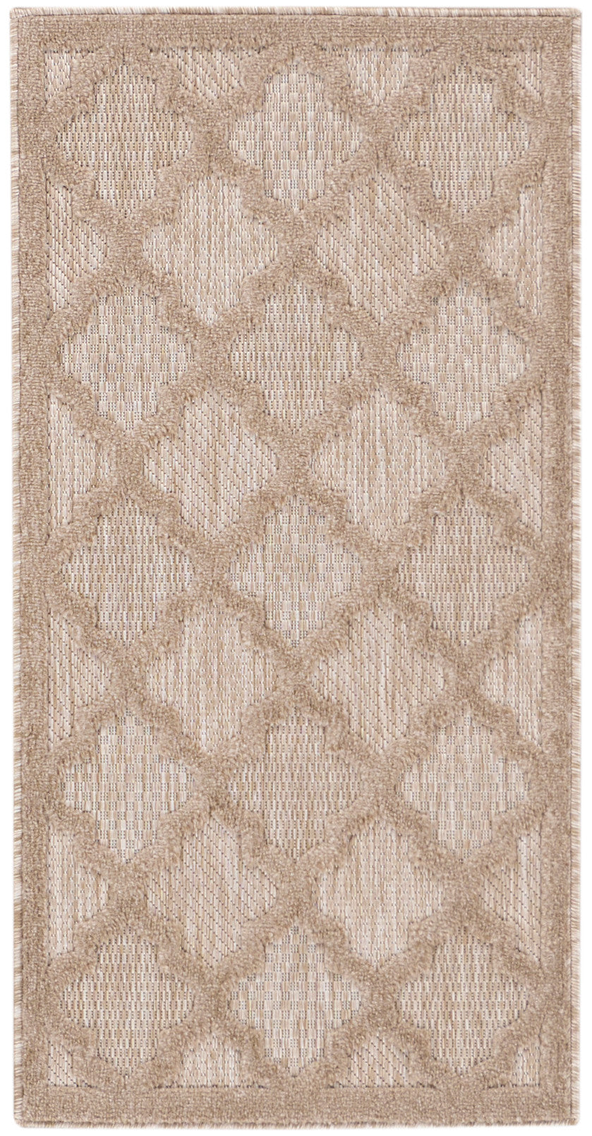 Nourison Home Easy Care NES01 Natural Beige Contemporary Flat Weave Rug