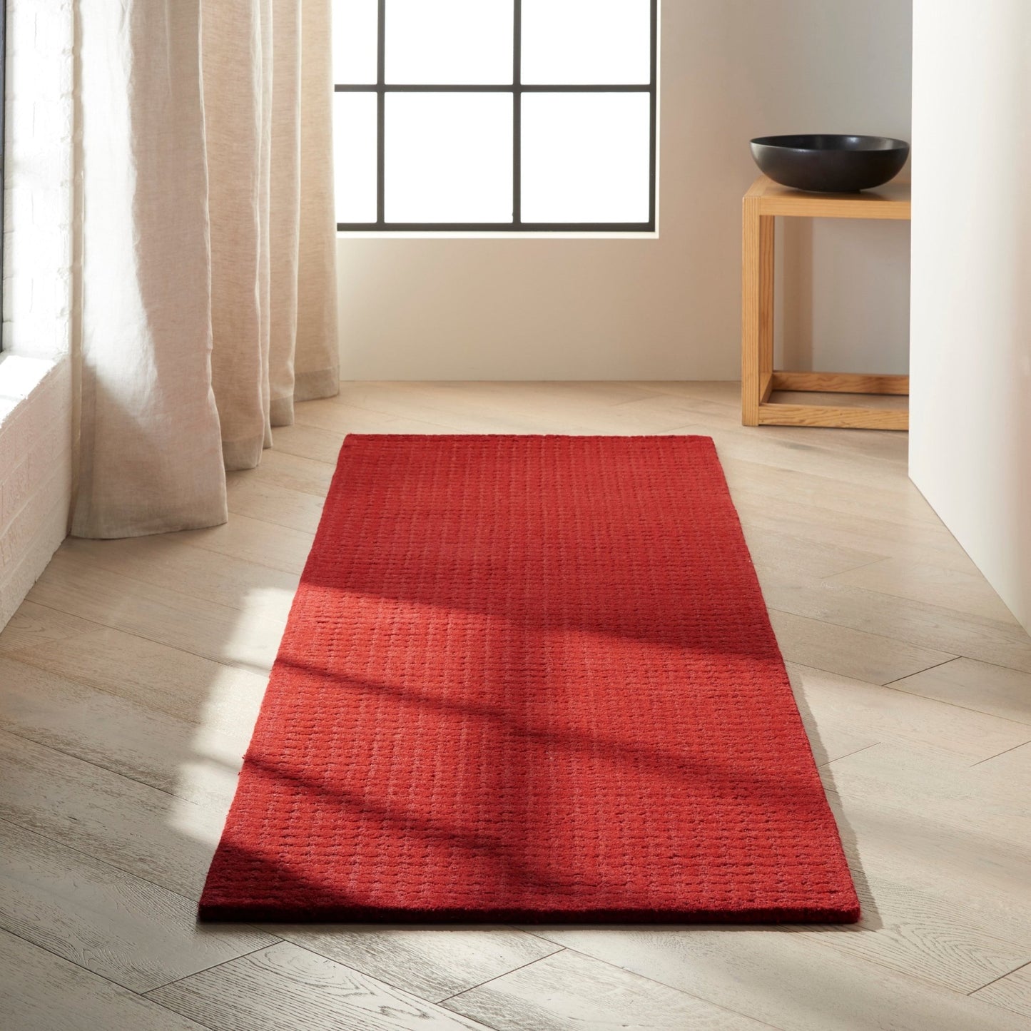 Calvin Klein Las Vegas CK830 Red Contemporary Tufted Rug - Rugs - Calvin Klein - Atlanta Designer Rugs