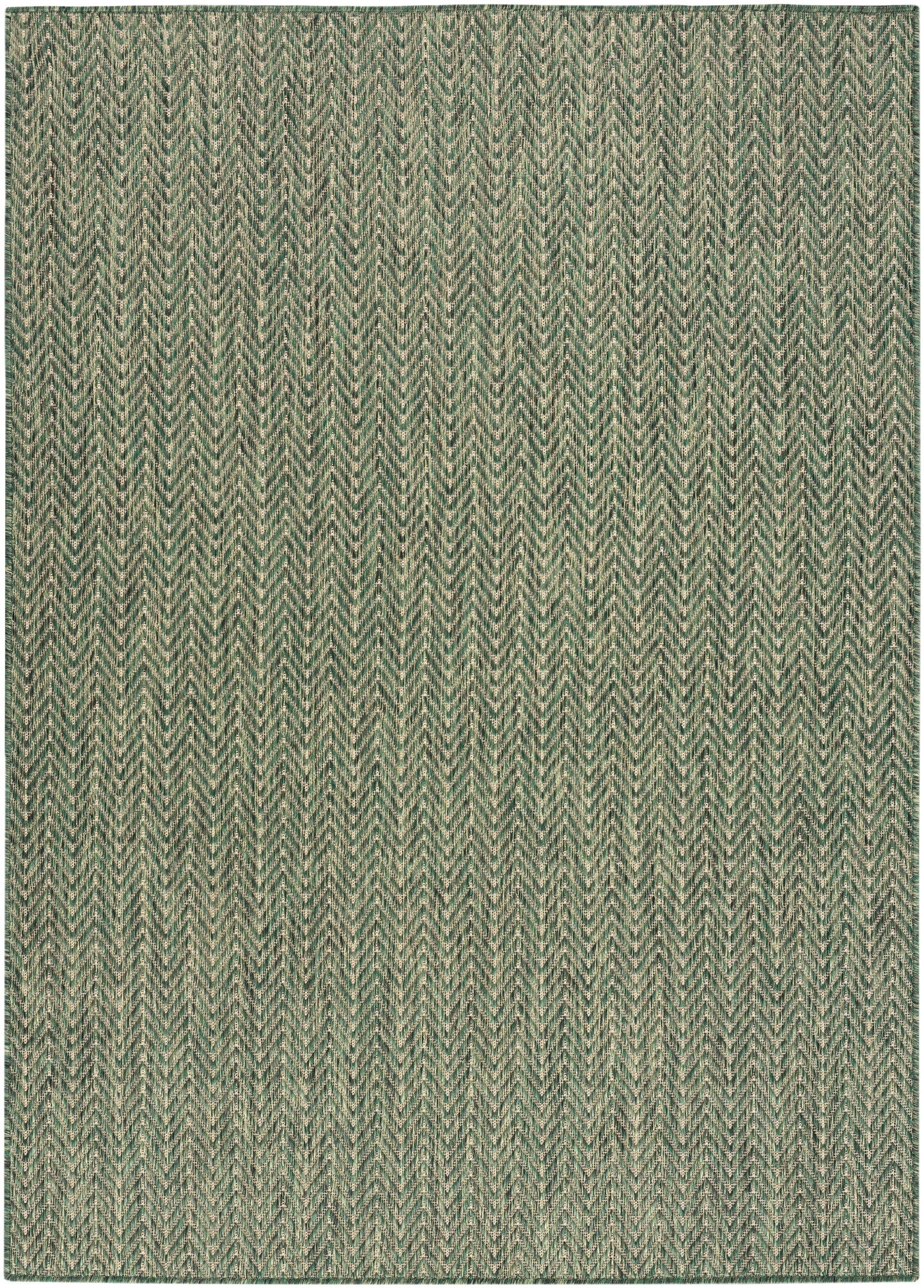 Nourison Home Horizon Indoor/Outdoor HOZ02 Green Contemporary Power-loomed Rug