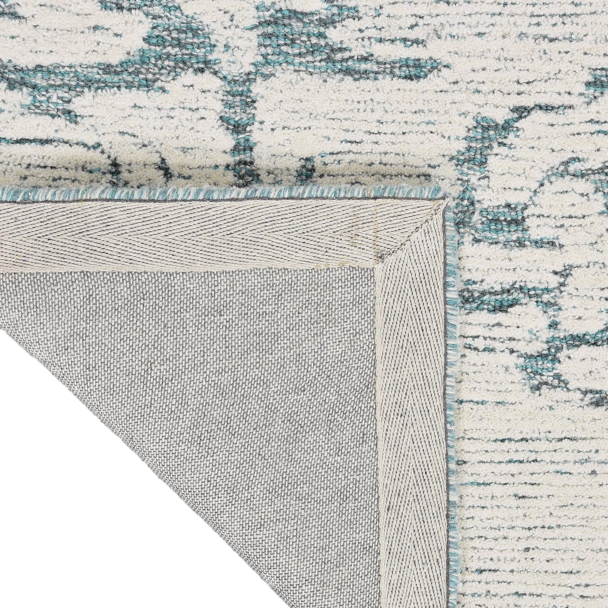 Calvin Klein CK009 Sculptural SCL01 Teal Contemporary Tufted Rug - Rugs - Calvin Klein - Atlanta Designer Rugs