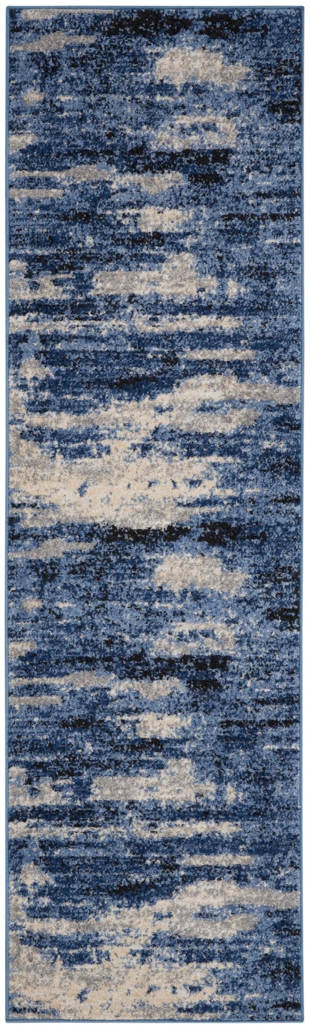 Calvin Klein River Flow RFV01 Blue Grey Contemporary Machinemade Rug - Rugs - Calvin Klein - Atlanta Designer Rugs