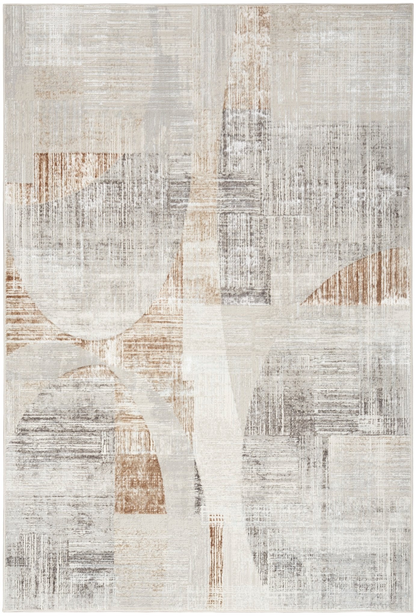 Inspire Me! Home Décor Iliana ILI04 Grey Contemporary Machinemade Rug - Rugs - Inspire Me! Home Décor - Atlanta Designer Rugs