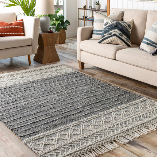 Surya Lucia LCI-2304 Charcoal Cottage  Rug