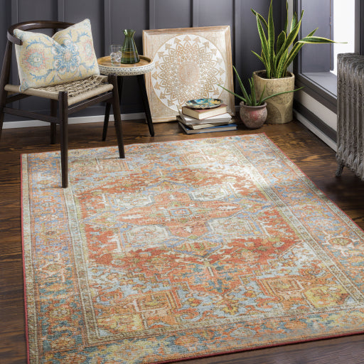 Surya Leicester LEC-2306 Rust Traditional  Rug