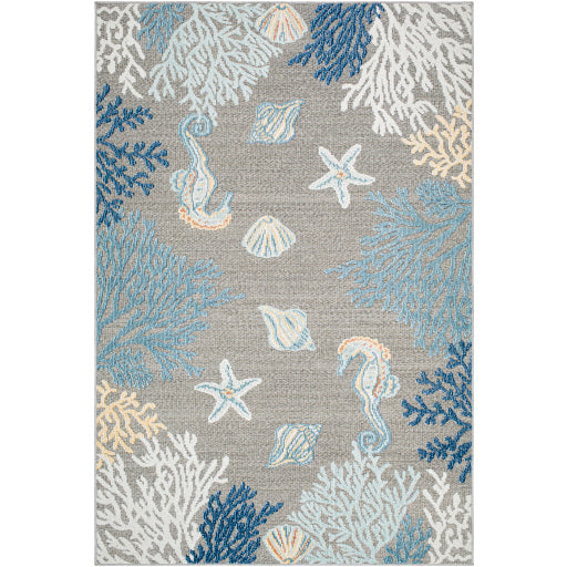 Surya Lakeside LKD-2311 Gray Coastal  Rug