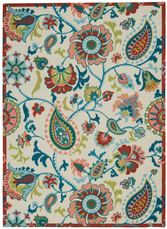 Waverly Sun N Shade SND73 Ivory Transitional Machinemade Rug - Rugs - Waverly - Atlanta Designer Rugs