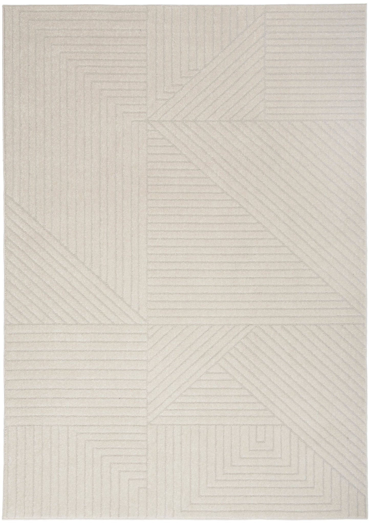 Calvin Klein Ck023 Balance BLN01 Ivory Grey Contemporary Machinemade Rug - Rugs - Calvin Klein - Atlanta Designer Rugs