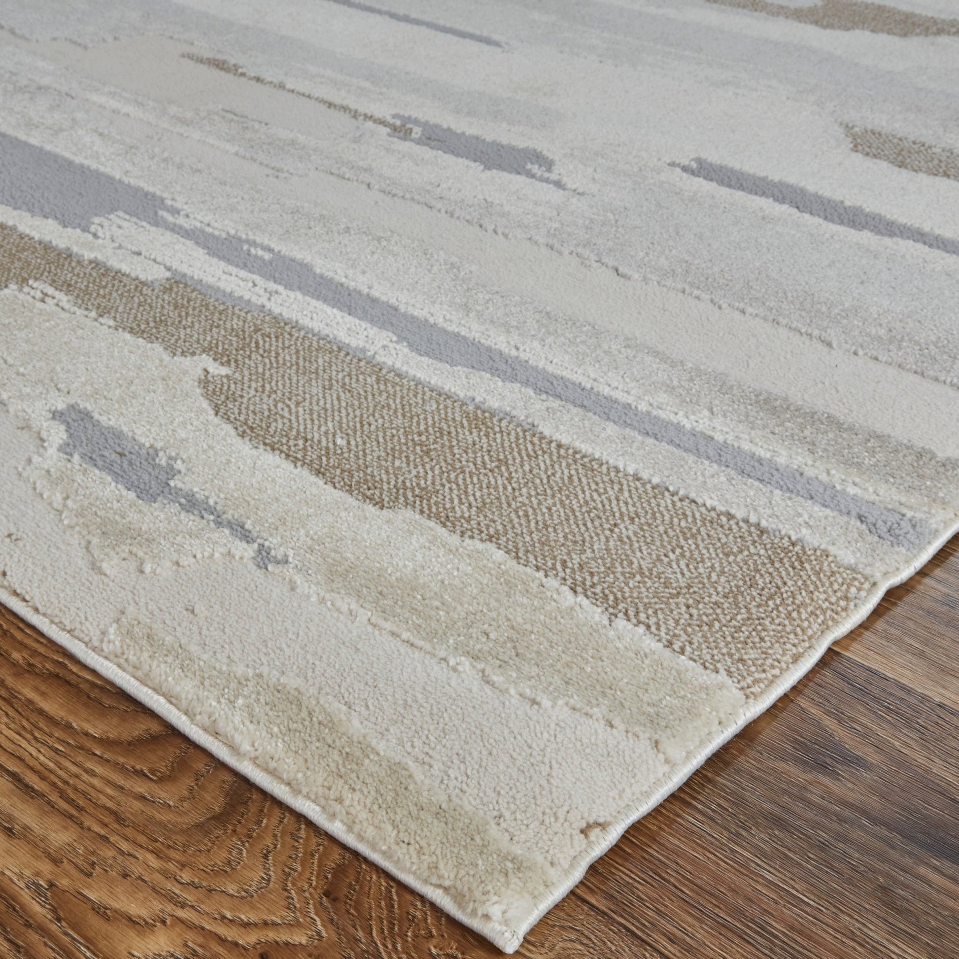 Feizy Vancouver 39FEF Ivory Modern/Industrial Rug - Rugs - Feizy - Atlanta Designer Rugs