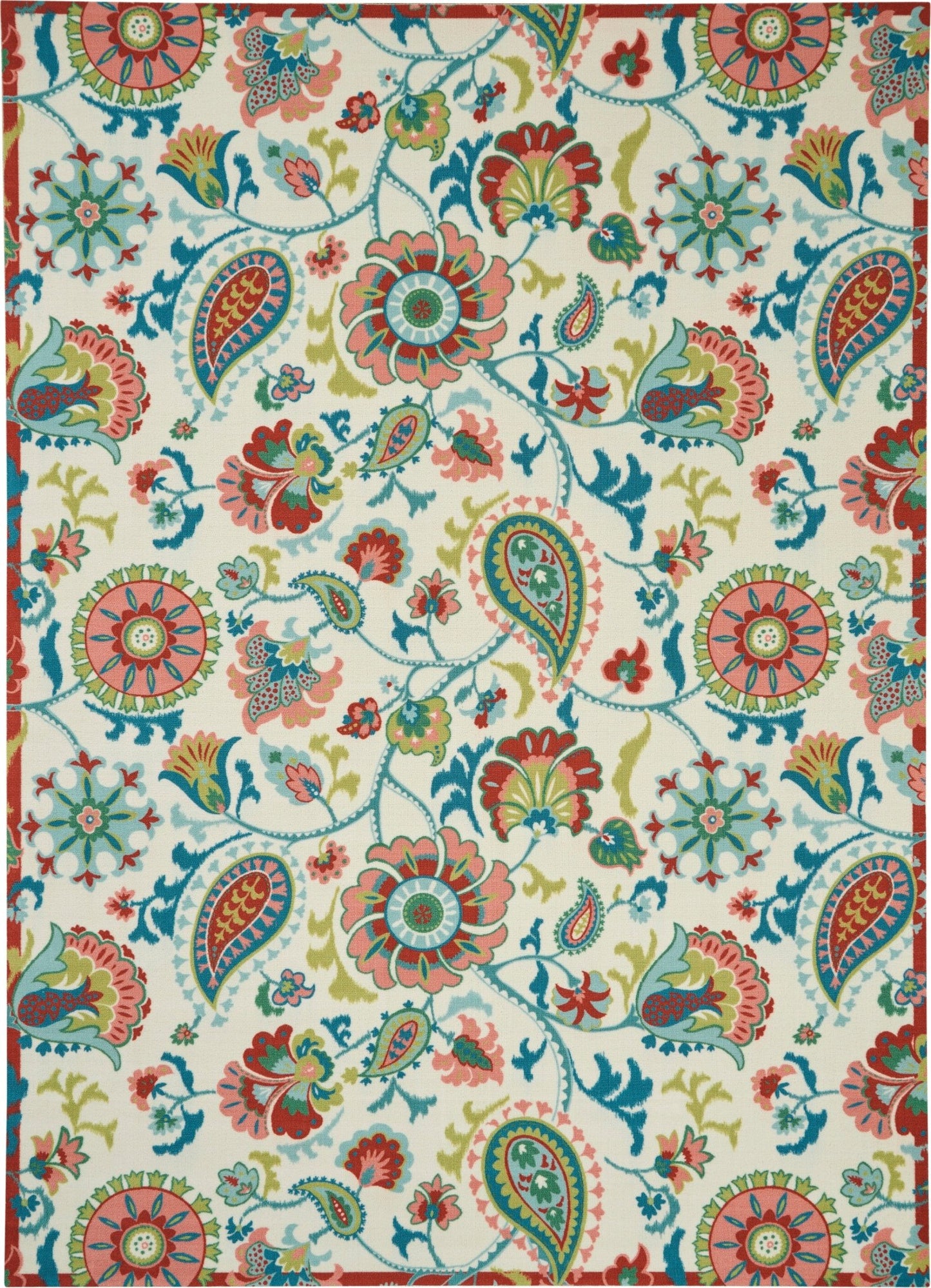 Waverly Sun N Shade SND73 Ivory Transitional Machinemade Rug - Rugs - Waverly - Atlanta Designer Rugs