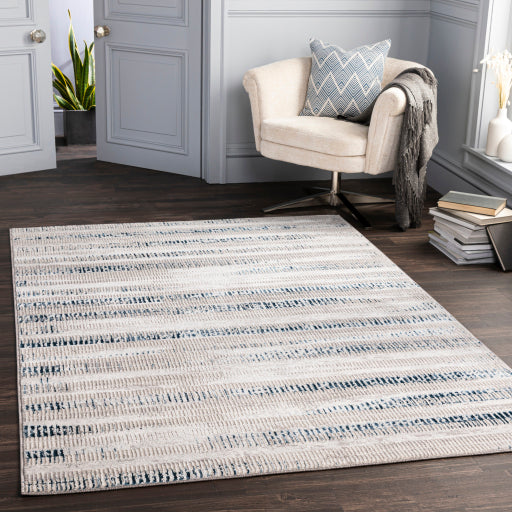 Surya Lustro LSR-2309 Dark Blue Modern  Rug