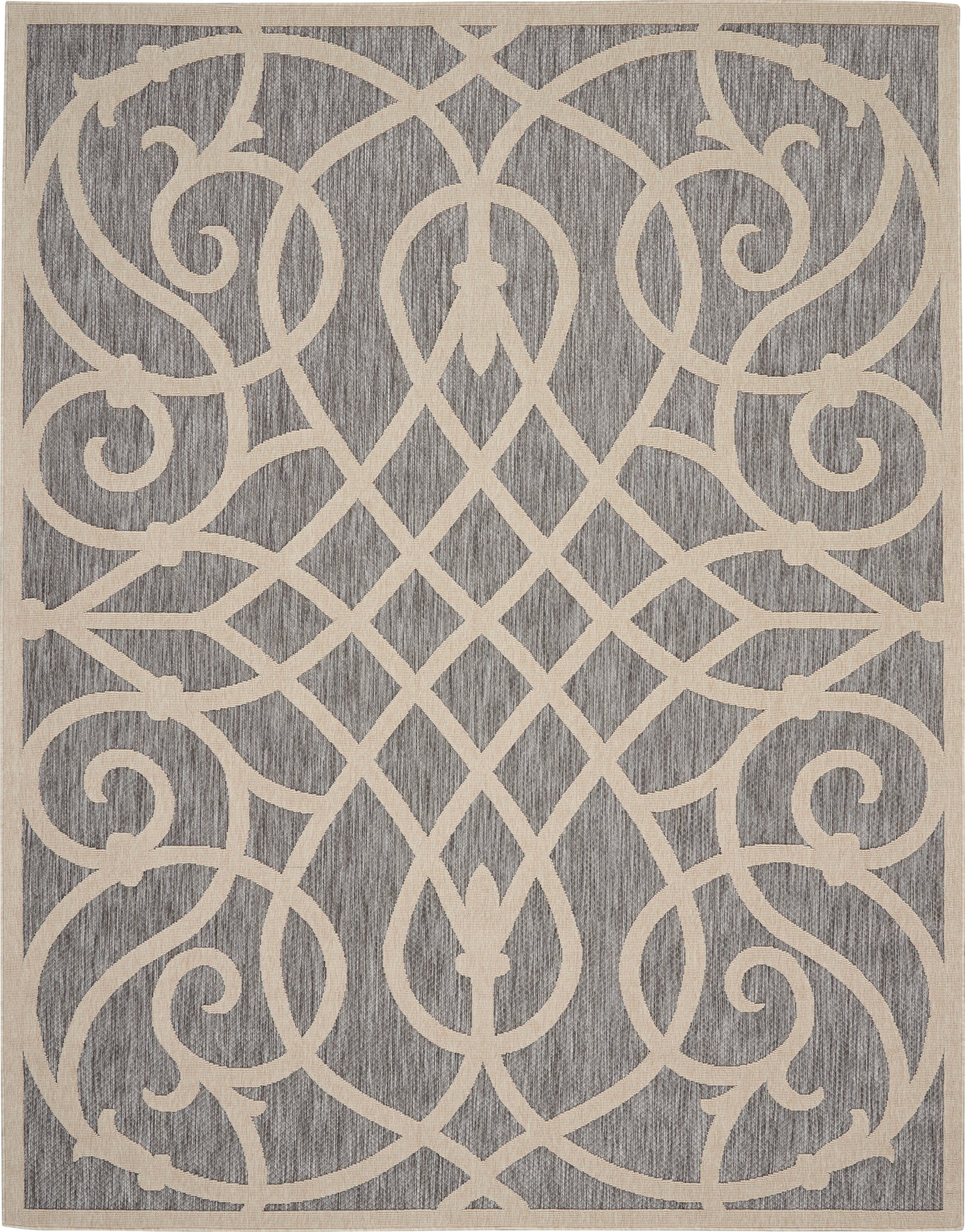 Nourison Home Cozumel CZM04 Grey Contemporary Power-Loomed Rug