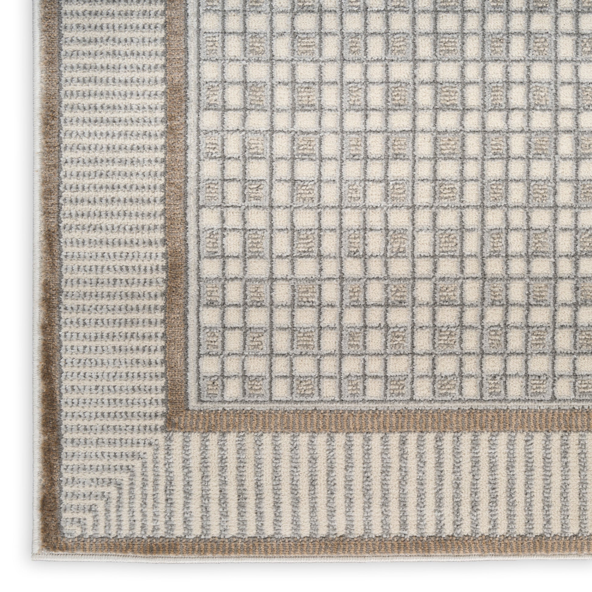 Nourison Home Nordic  Ivory Grey  Contemporary