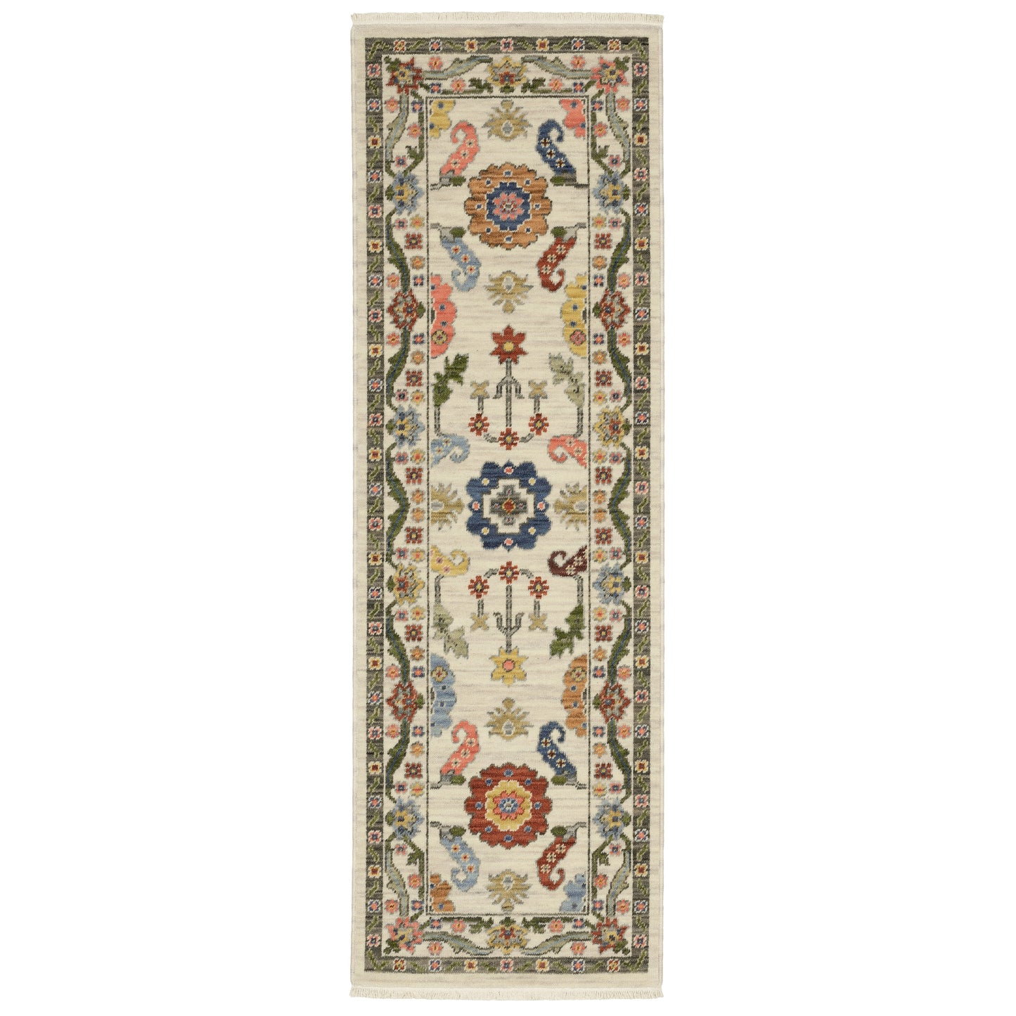 Oriental Weavers Lucca 5506W Ivory Traditional Power-Loomed Rug