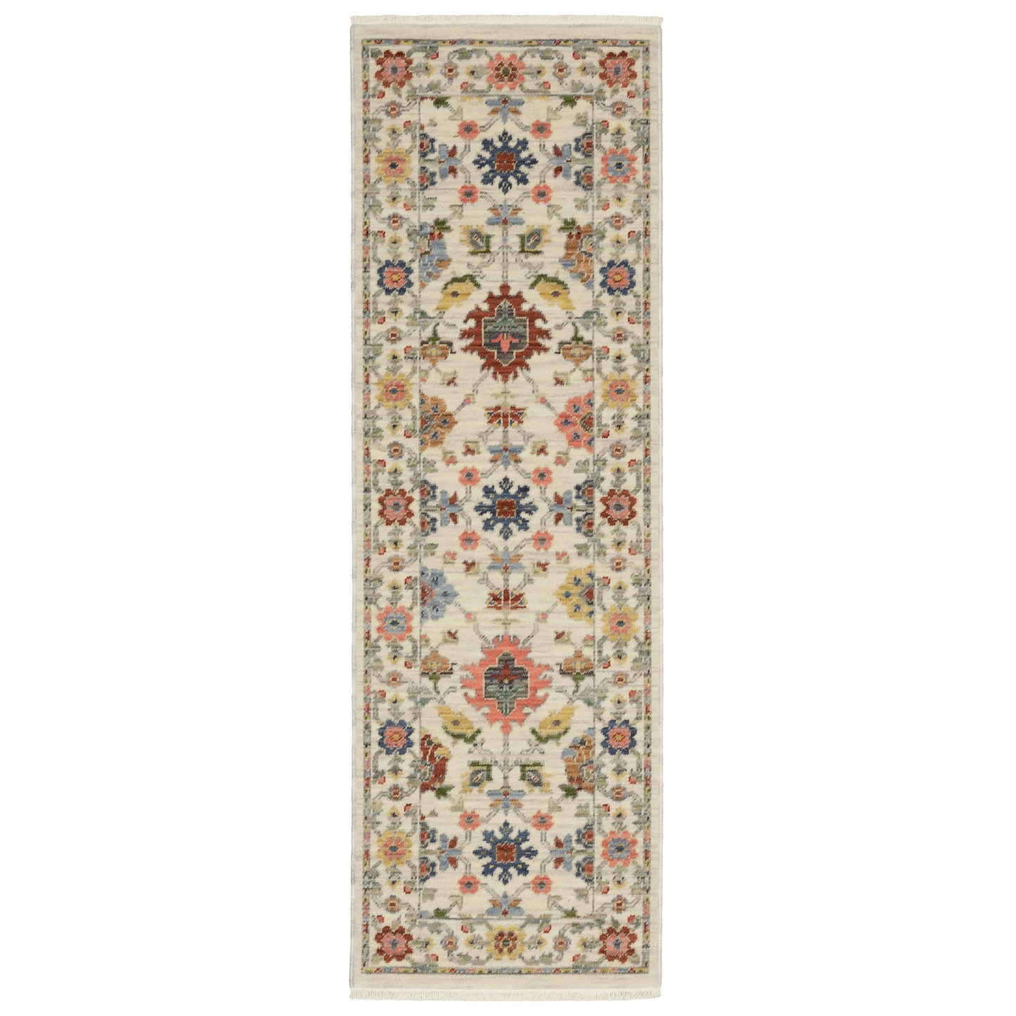 Oriental Weavers Lucca 093W1 Ivory Traditional Power-Loomed Rug