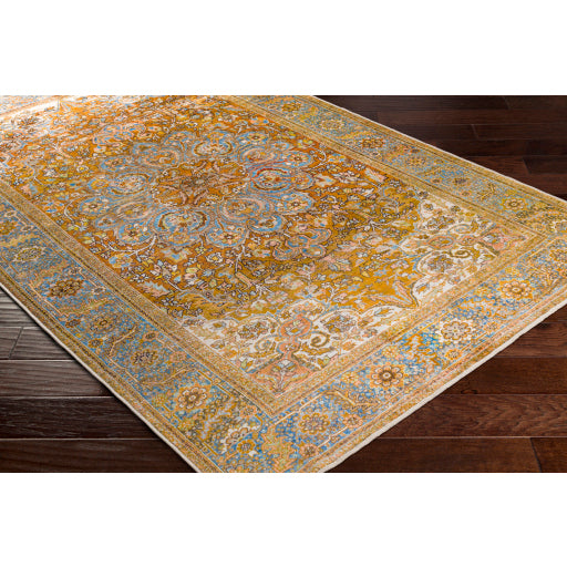 Surya Lavable LVB-2302 Mustard Traditional  Rug