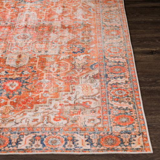 Surya Lavable LVB-2303 Rust Traditional  Rug