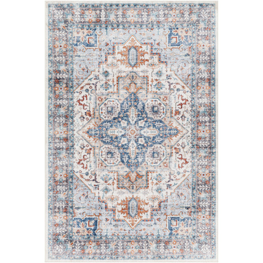 Surya Lavable LVB-2305 Ice Blue Traditional  Rug