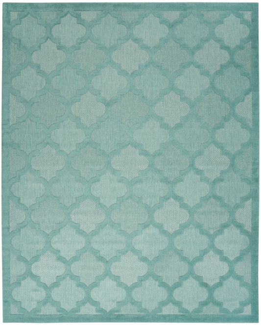 Nourison Home Easy Care  Aqua Teal  Contemporary