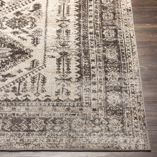 Surya Lavadora LVR-2301 Dark Brown Traditional  Rug