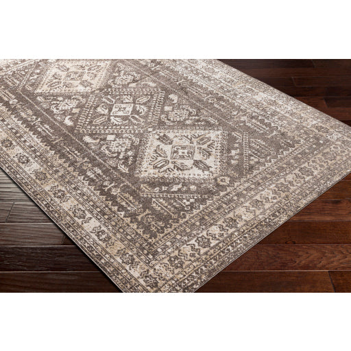 Surya Lavadora LVR-2302 Dark Brown Traditional  Rug