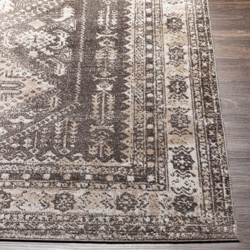 Surya Lavadora LVR-2302 Dark Brown Traditional  Rug