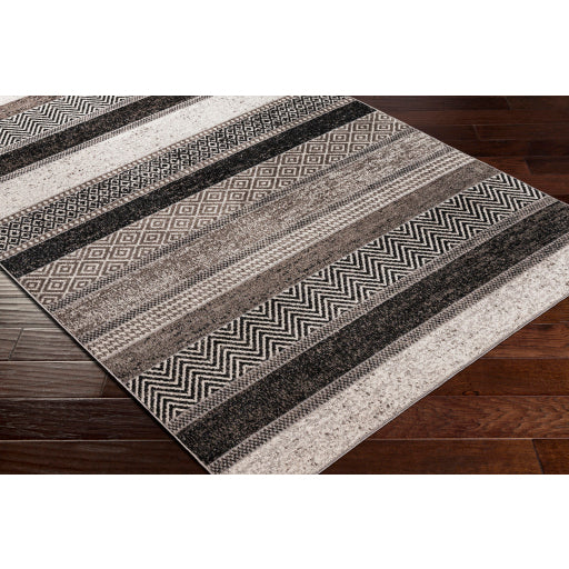 Surya Lavadora LVR-2304 Black Modern  Rug