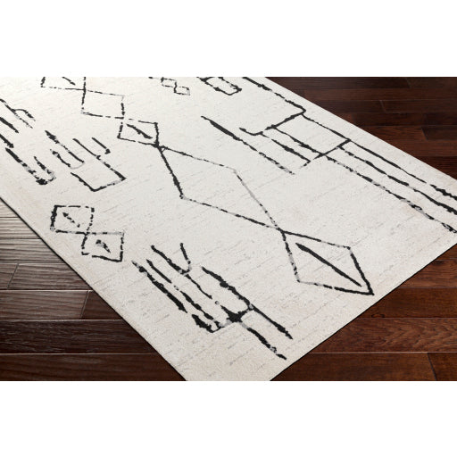 Surya Lavadora LVR-2318 Black Modern  Rug