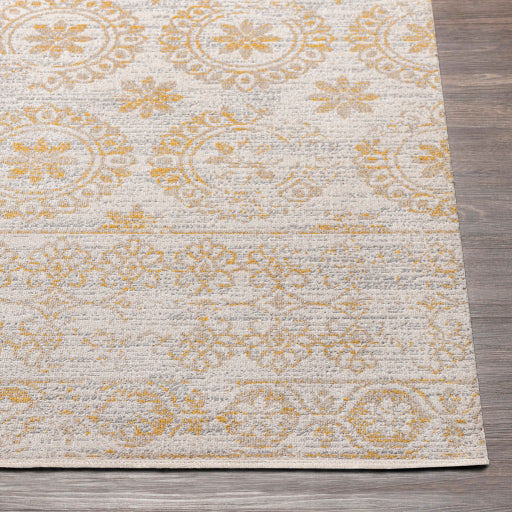 Surya Lavadora LVR-2327 Mustard Traditional  Rug