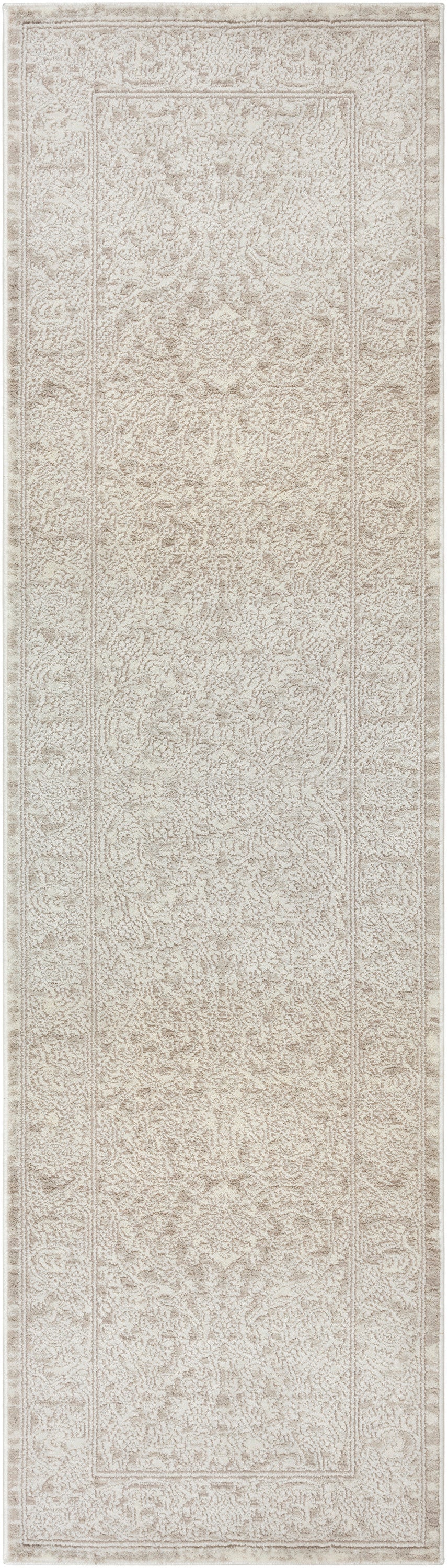 Nourison Home Eco Cycle  Ivory Beige  Traditional