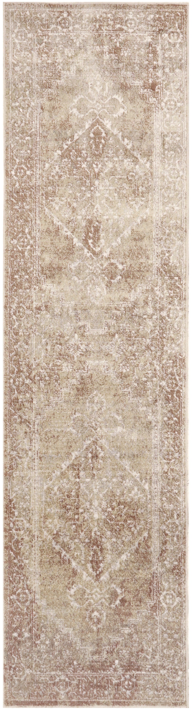 Nourison Home Astra Machine Washable ASW11 Rust Multicolor Traditional Power-Loomed Rug