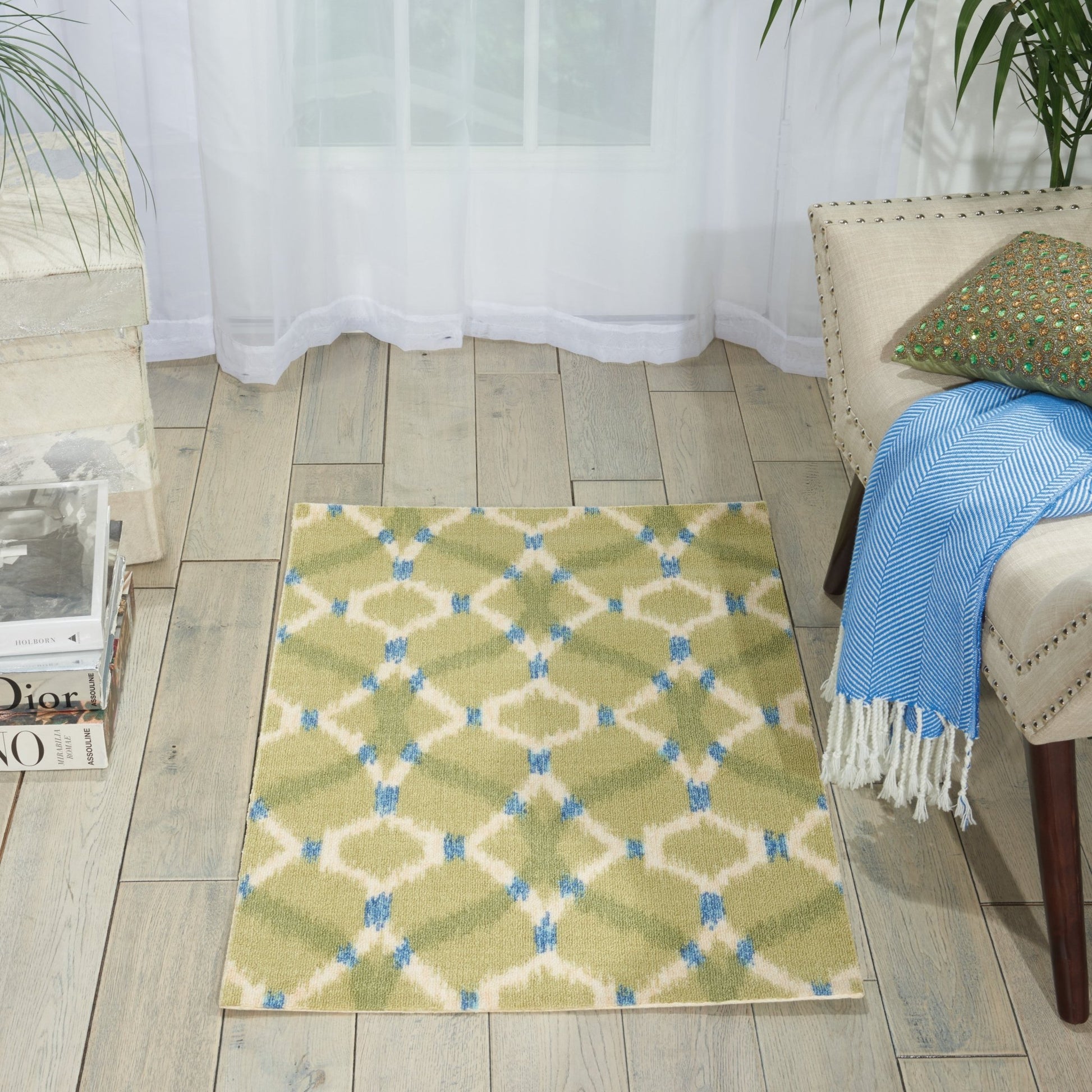 Waverly Sun N Shade SND05 Avocado Transitional Machinemade Rug - Rugs - Waverly - Atlanta Designer Rugs