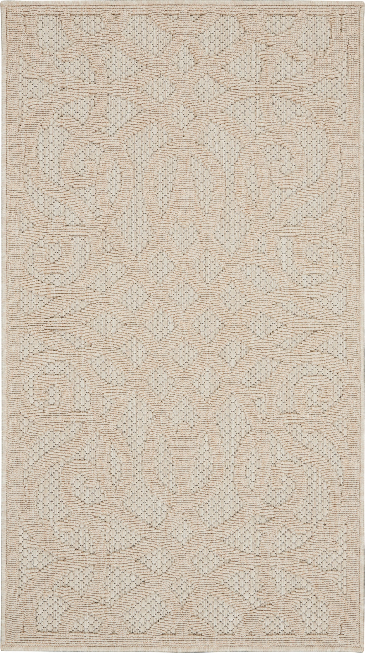 Nourison Home Cozumel CZM04 Cream Contemporary Power-Loomed Rug