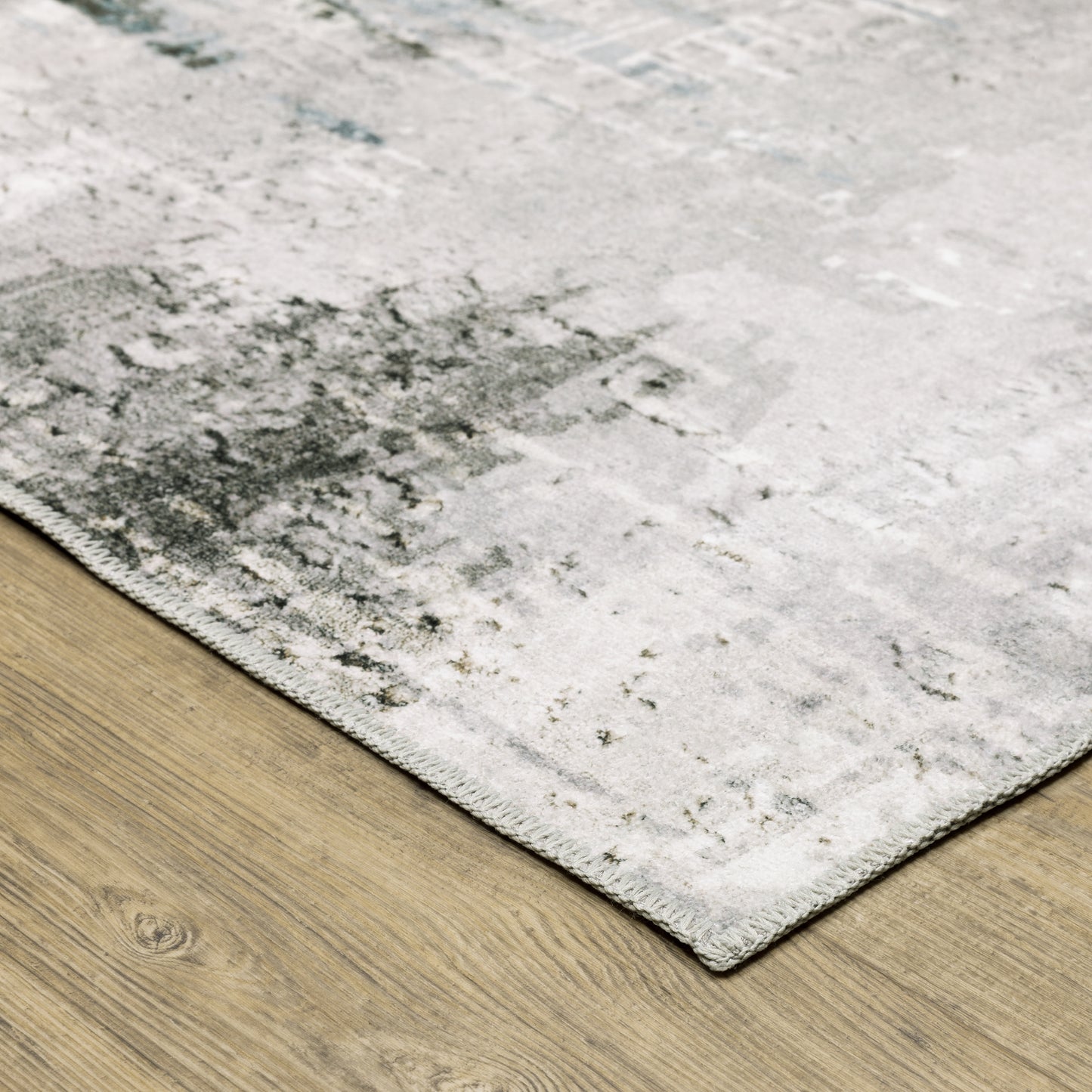 Oriental Weavers MALIBU MAL03 Grey Washable Power-Loomed Rug