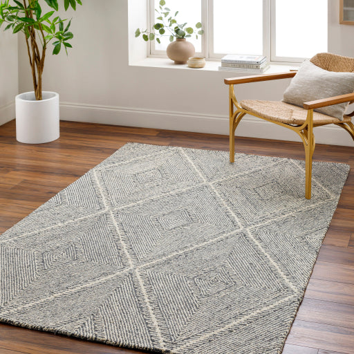 Surya Maroc Mar-31 Charcoal Global  Rug